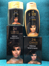 24 carats intense whitening Ultimate b 250ml + Oil 100ml - Afro Body Glow